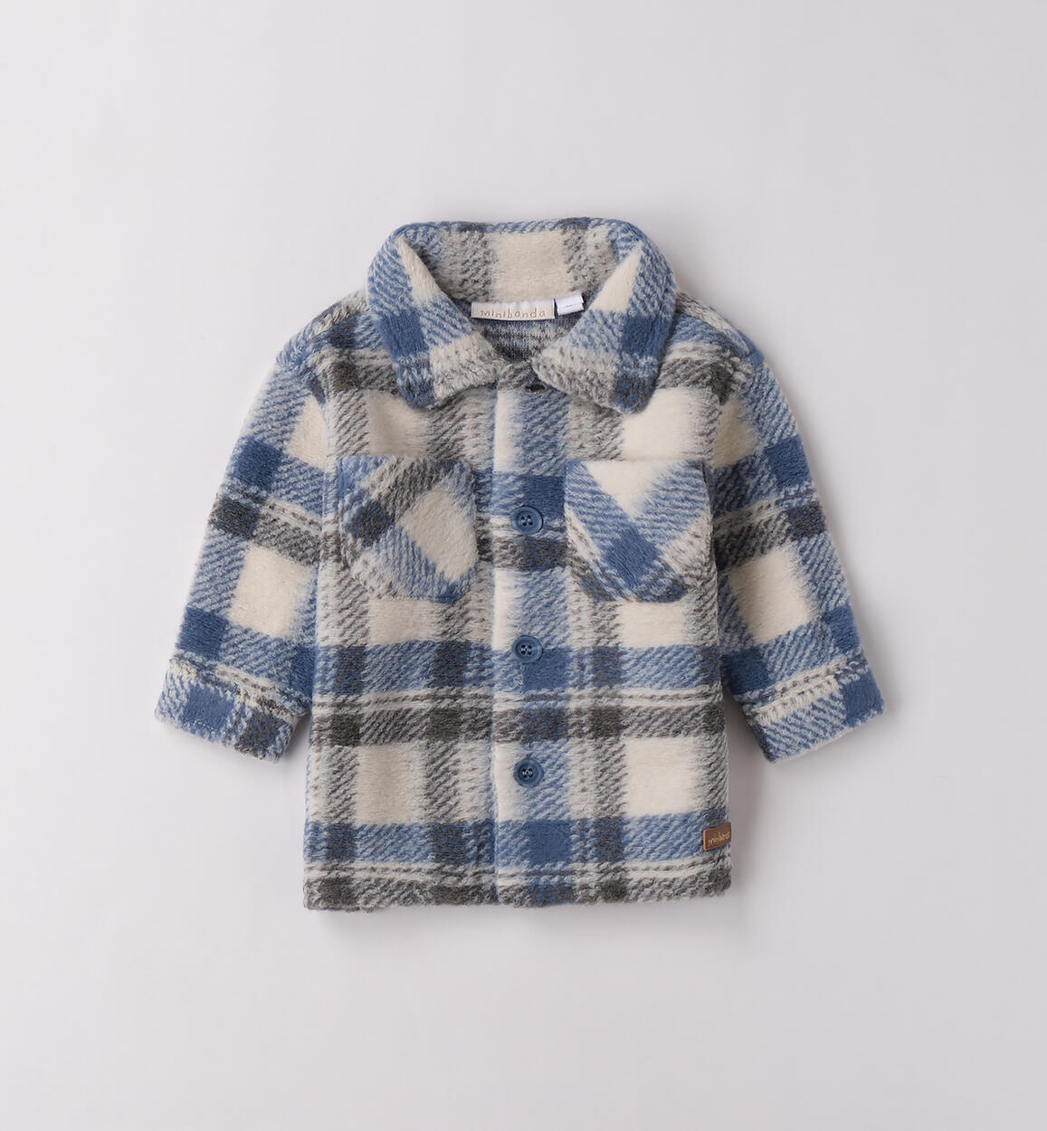 Camicia da neonato BLU Minibanda