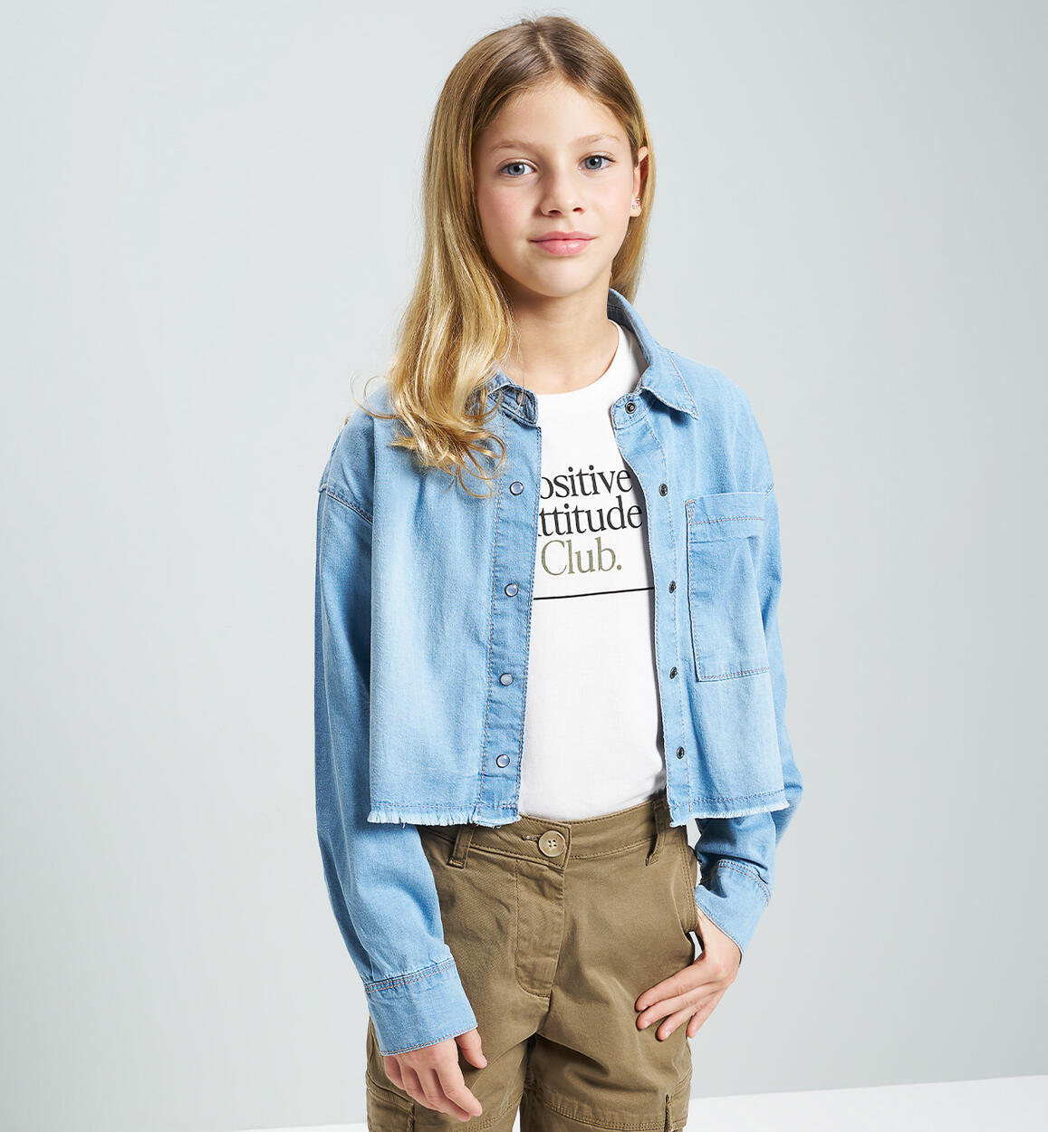 Camicia da ragazza BLU iDO
