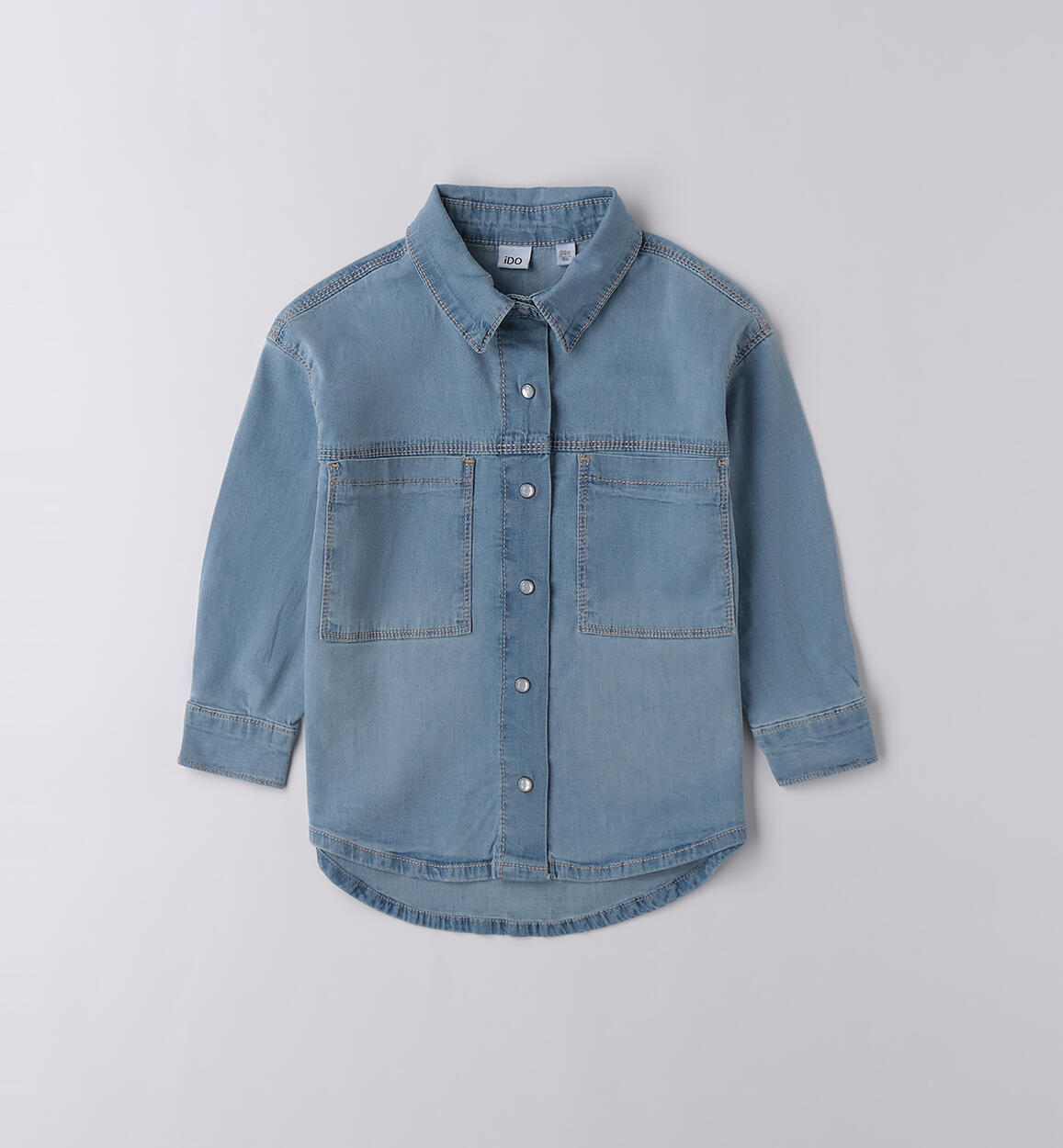 Camicia di jeans bambina BLU iDO