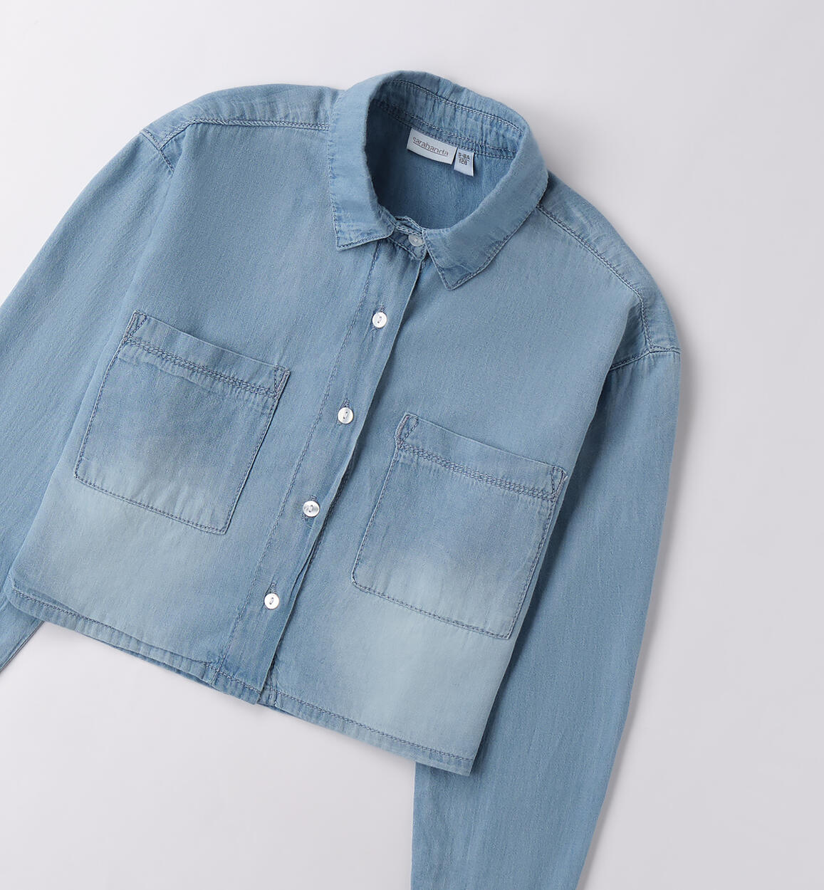 Camicia di jeans bambina LAVATO CHIARISSIMO-7300 - 2360B54100