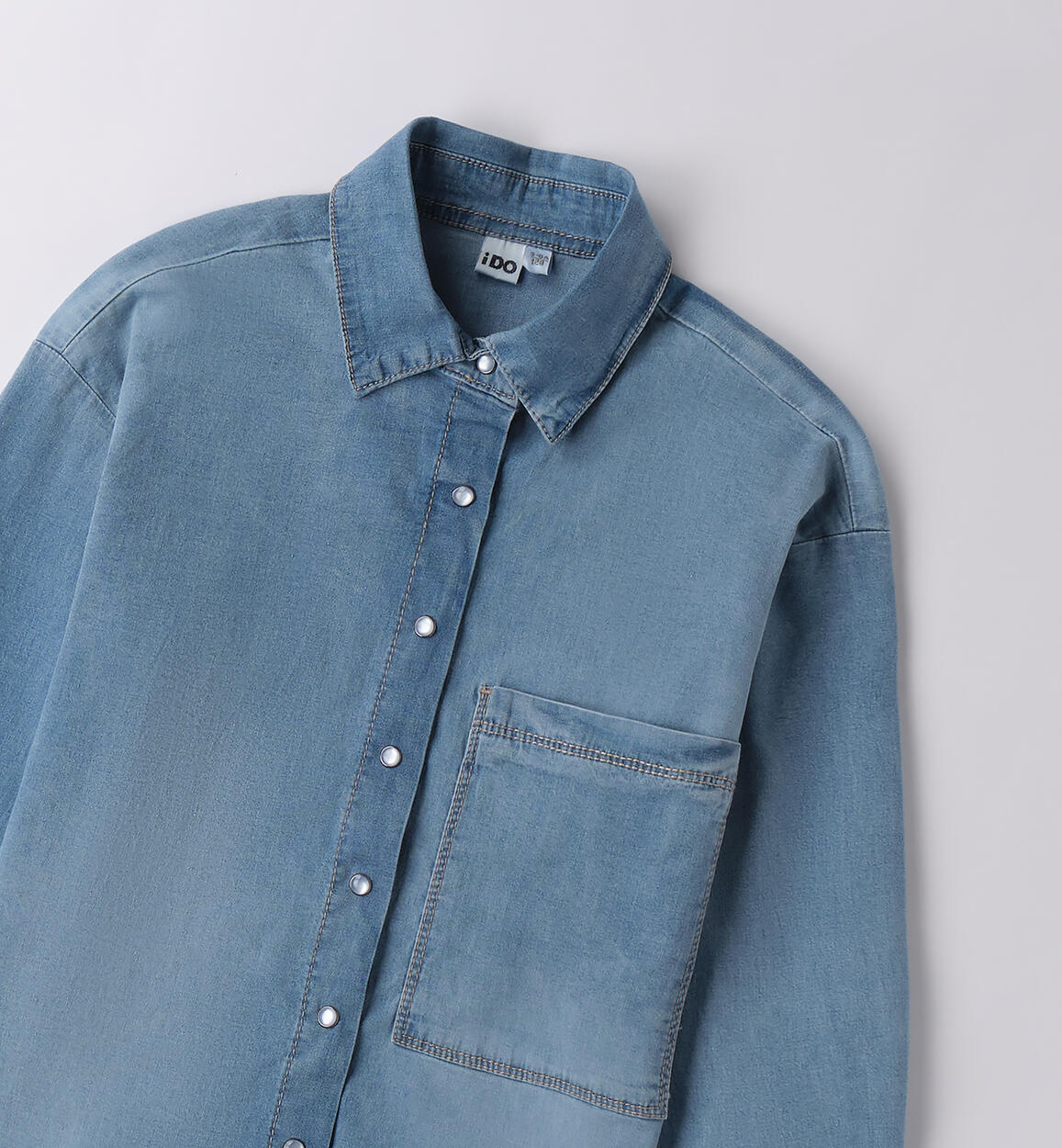 Camicia di jeans ragazza LAVATO CHIARISSIMO-7300 - 2364B69000