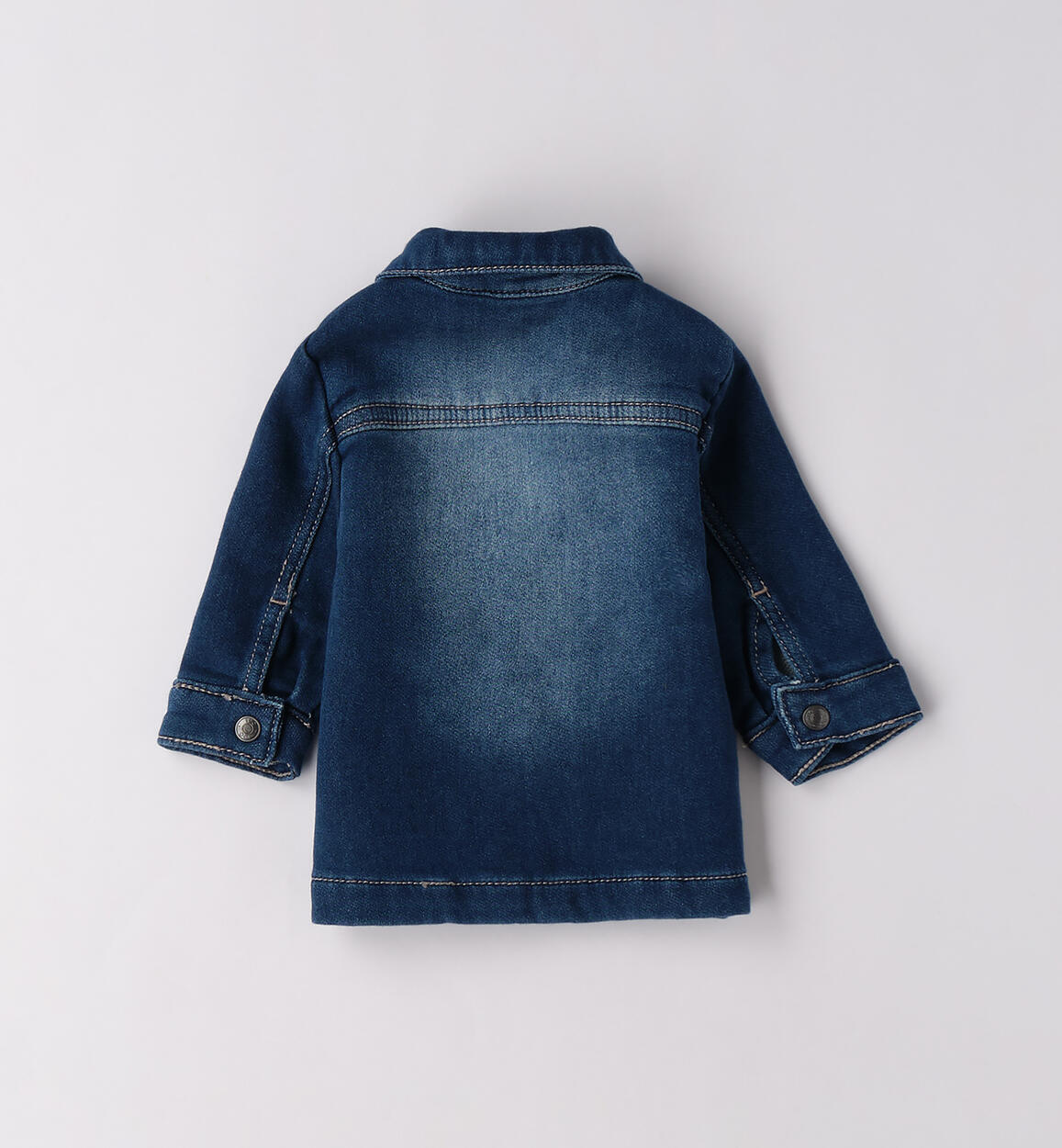 Camicia jeans neonato STONE WASHED CHIARO-7400 - 0184F03700