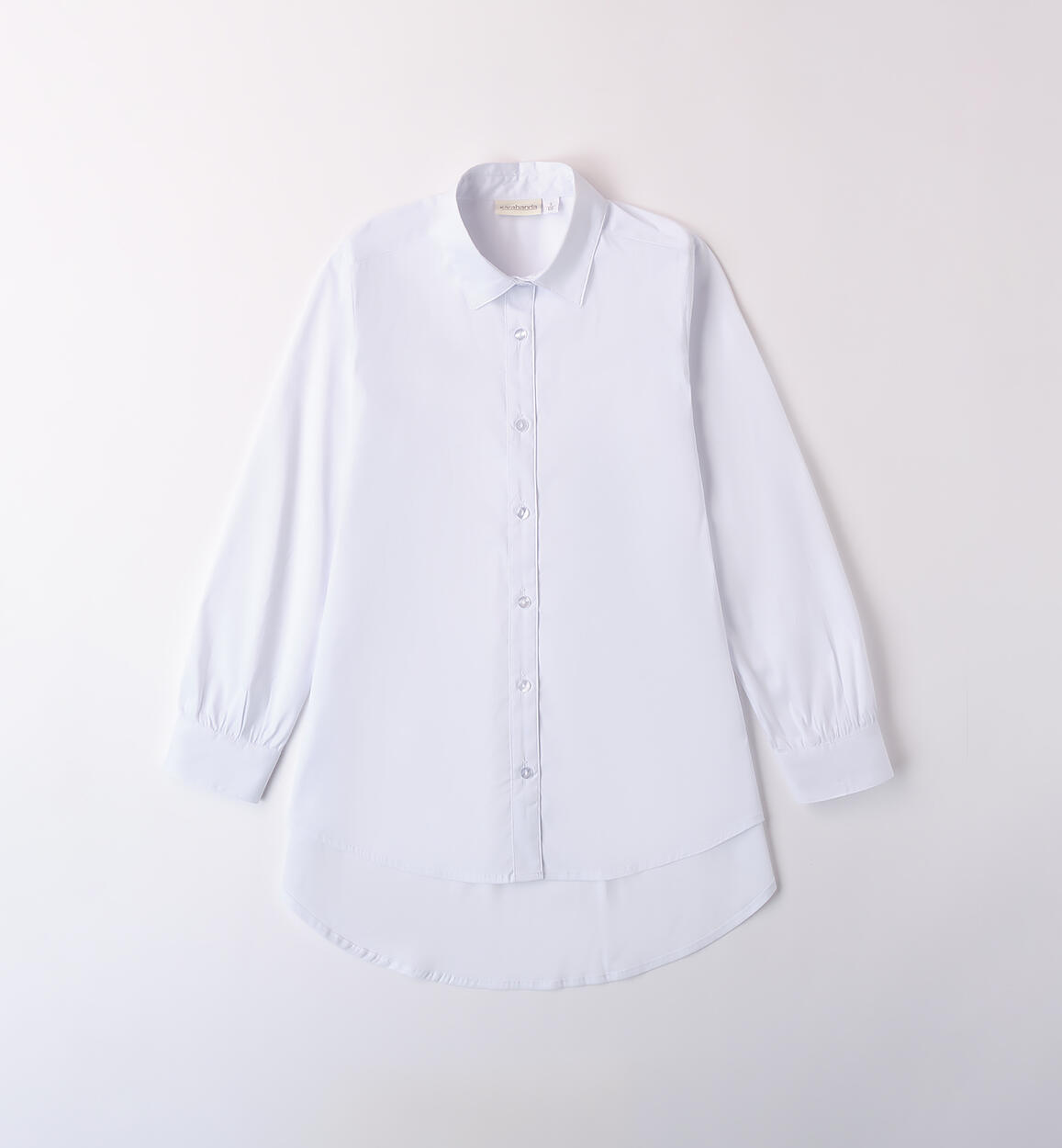 Camicia lunga ragazza BIANCO Sarabanda