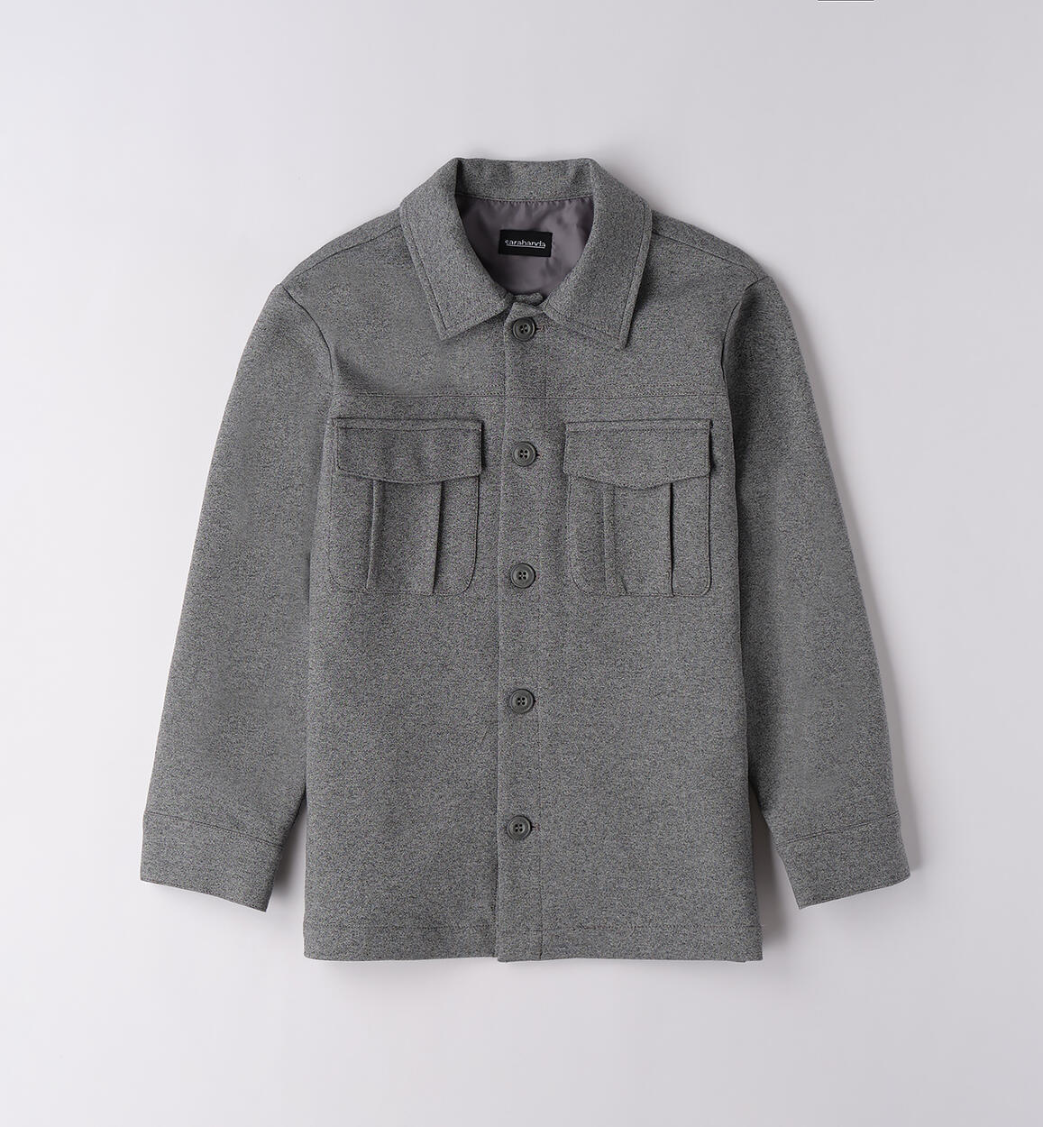 Camicia modello giubbotto ragazzo GRIGIO Sarabanda
