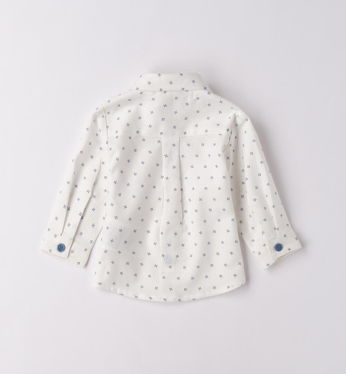 Camicia neonato cerimonia
 PANNA-AZZURRO-6BRU - 0183F60100