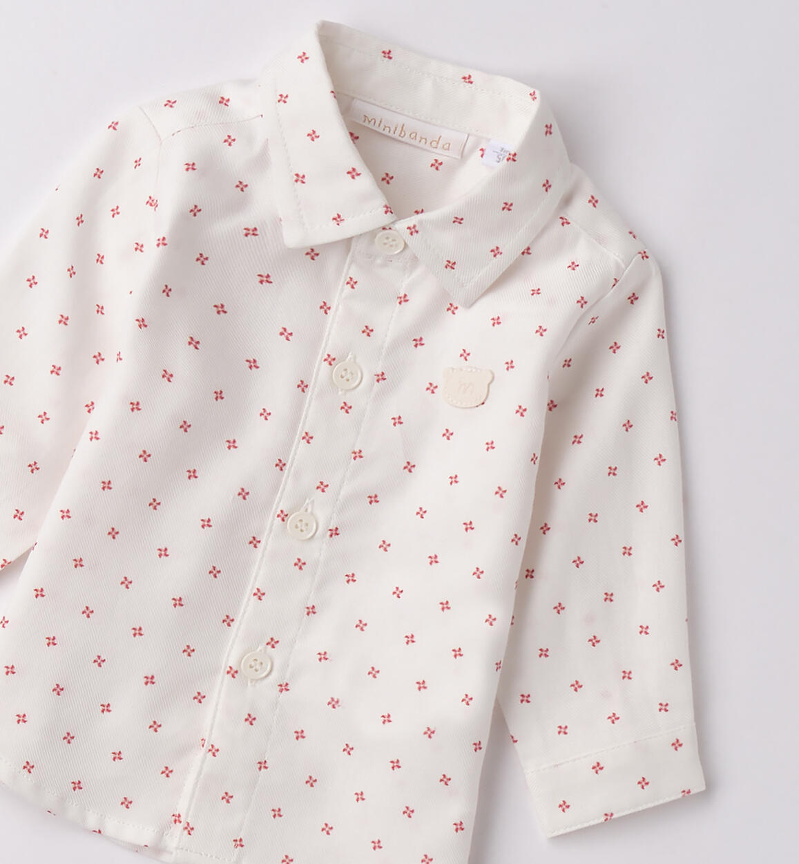Camicia neonato cerimonia
 PANNA- BEIGE-6BRV - 0183F60100