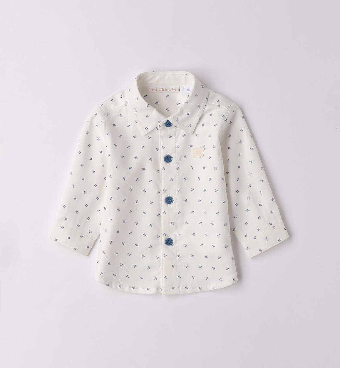 Camicia neonato cerimonia
 PANNA-AZZURRO-6BRU - 0183F60100