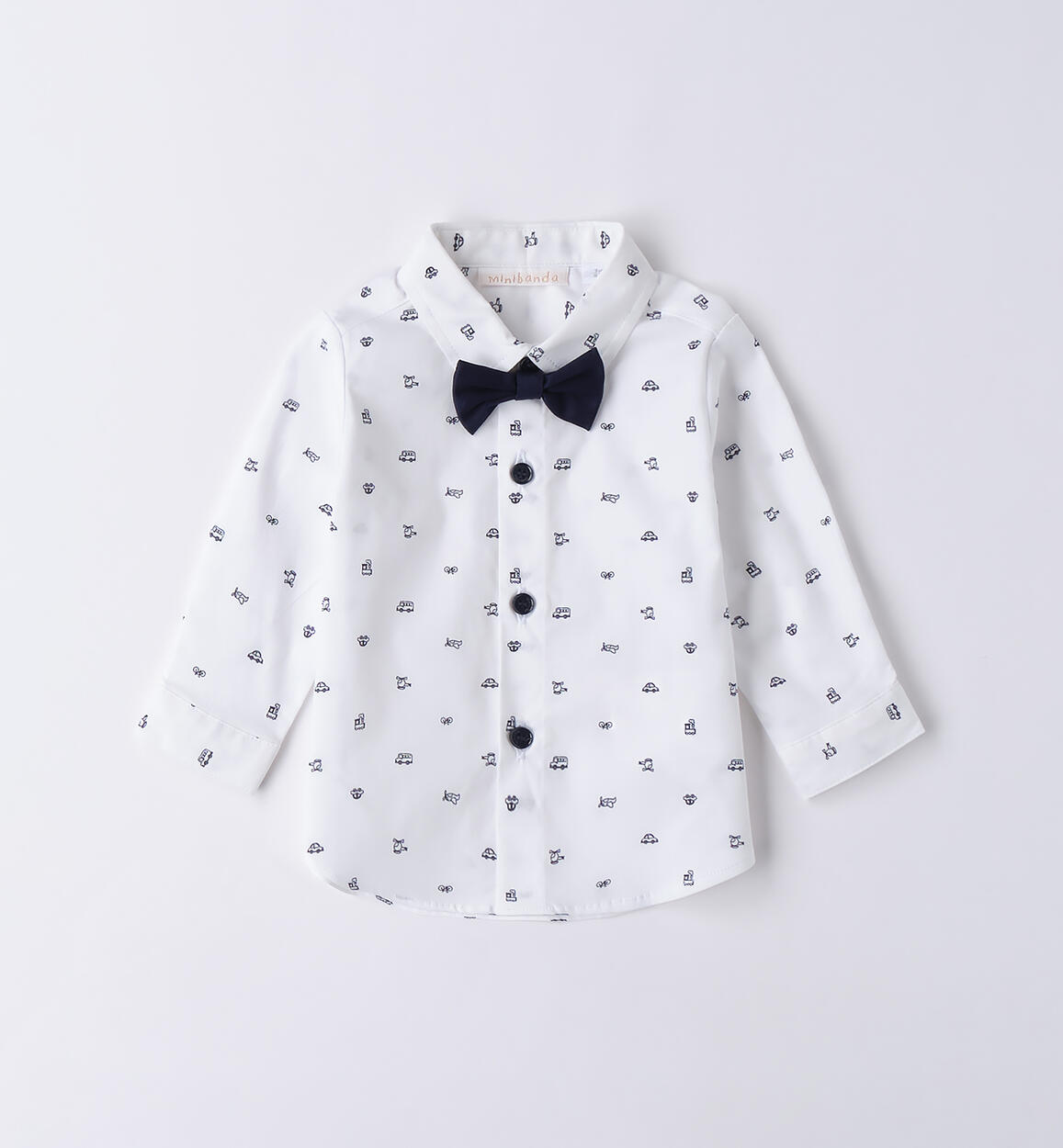 Camicia neonato Minibanda BLU Minibanda