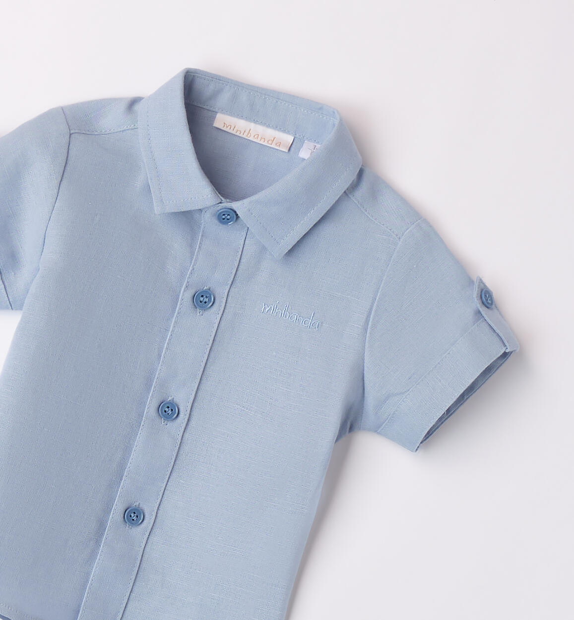 Camicia neonato Minibanda L.BLUE-3964 - 0193B60400