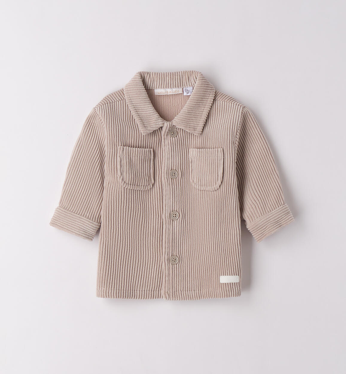 Camicia neonato Minibanda BEIGE Minibanda
