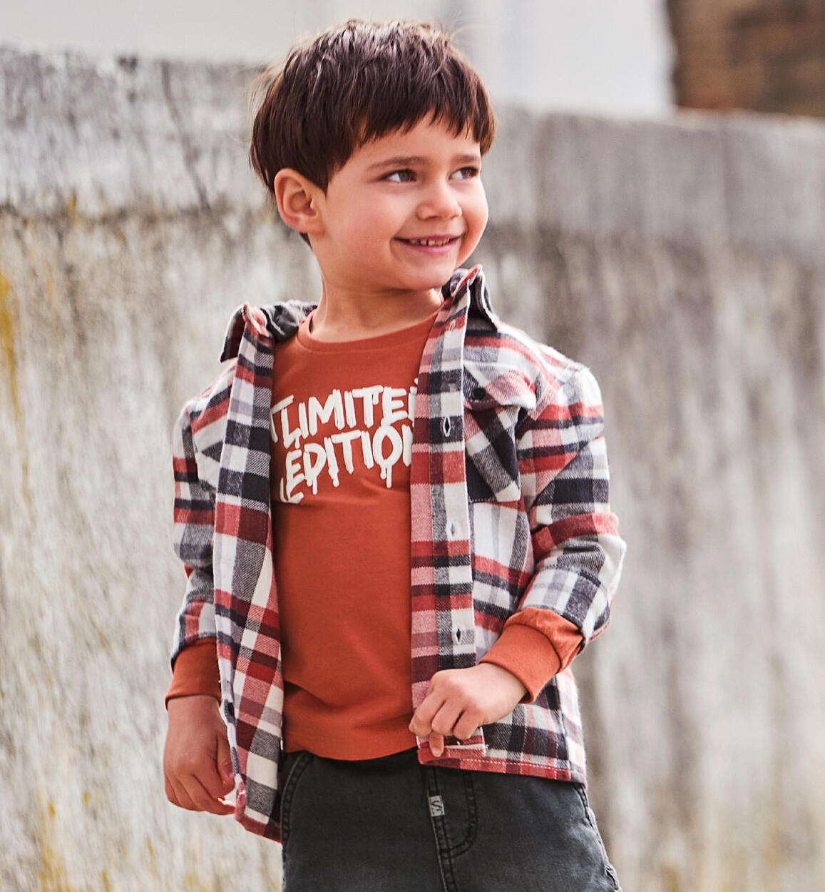 Camicia per bambino ROSSO Sarabanda