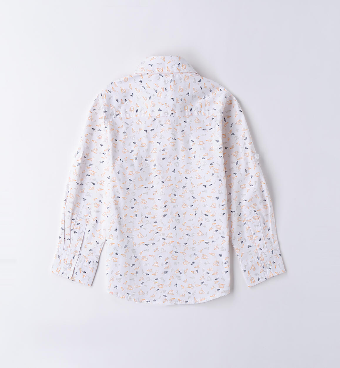 Camicia per bambino iDO BIANCO-ARANCIO-6BHC - 1184B23100