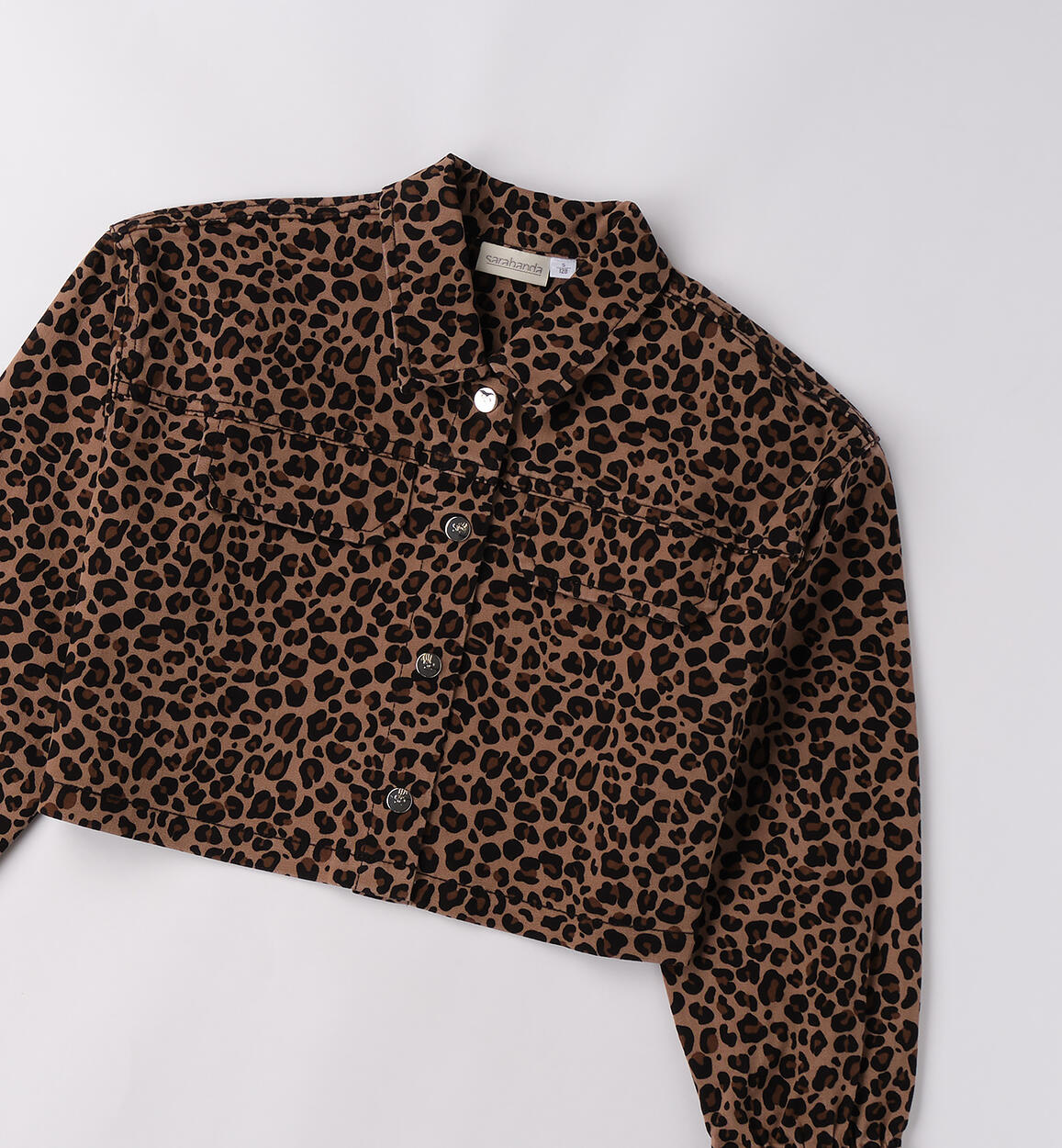 Camicia per ragazza MARRONE-NERO-6BRW - 2360F42000