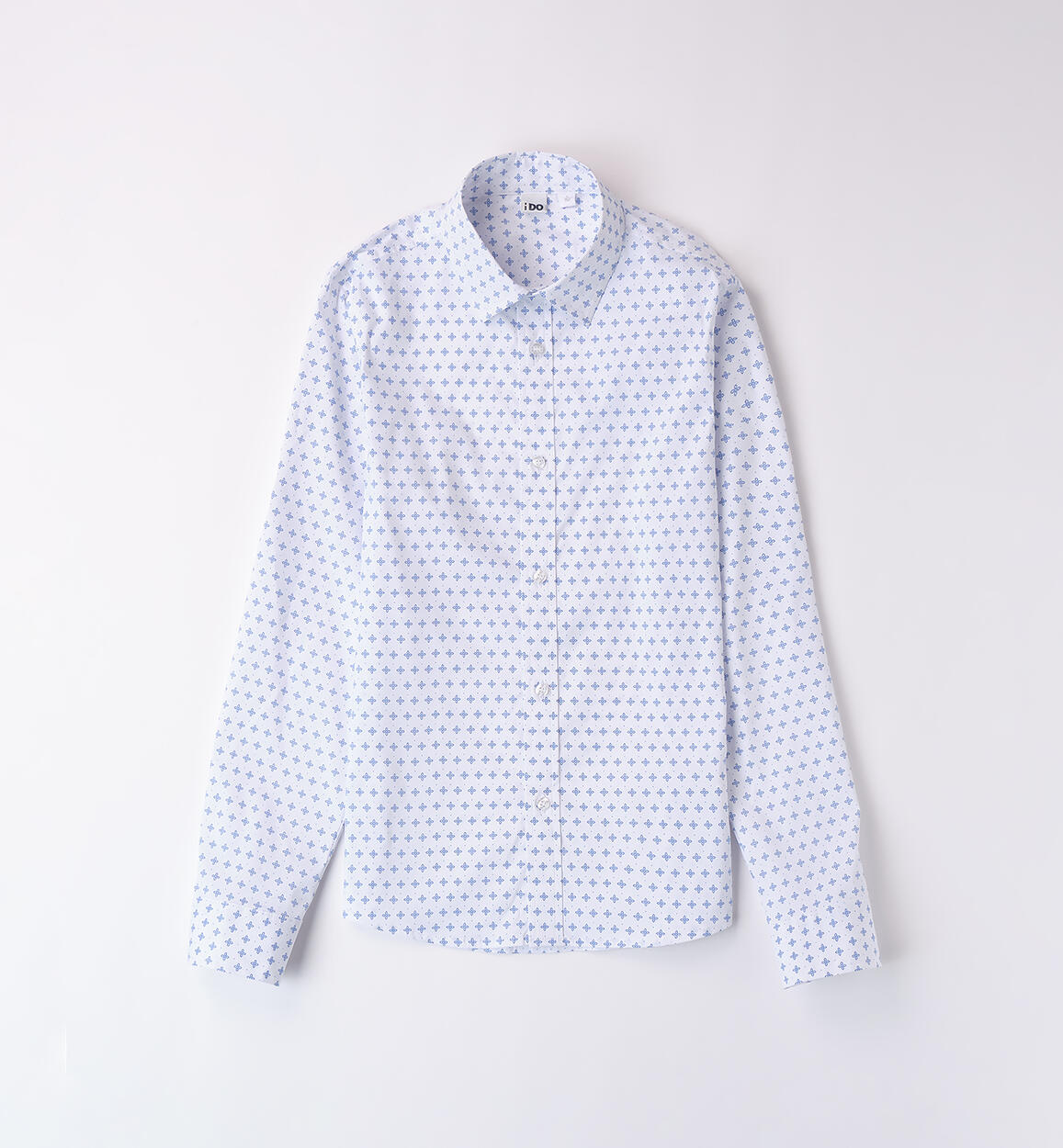 Camicia per ragazzo iDO BIANCO-BLUETTE-6BCS - 2324B58400