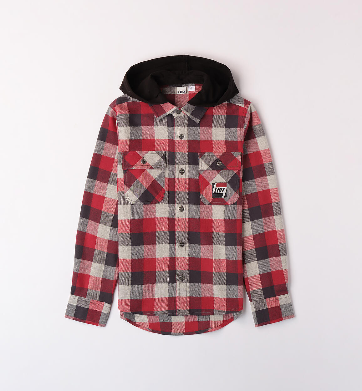 Camicia quadri bambino ROSSO iDO