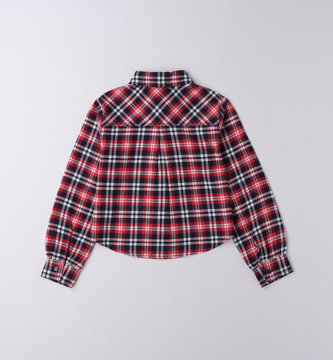 Camicia ragazza a quadri ROSSO-2244 - 2364F49100