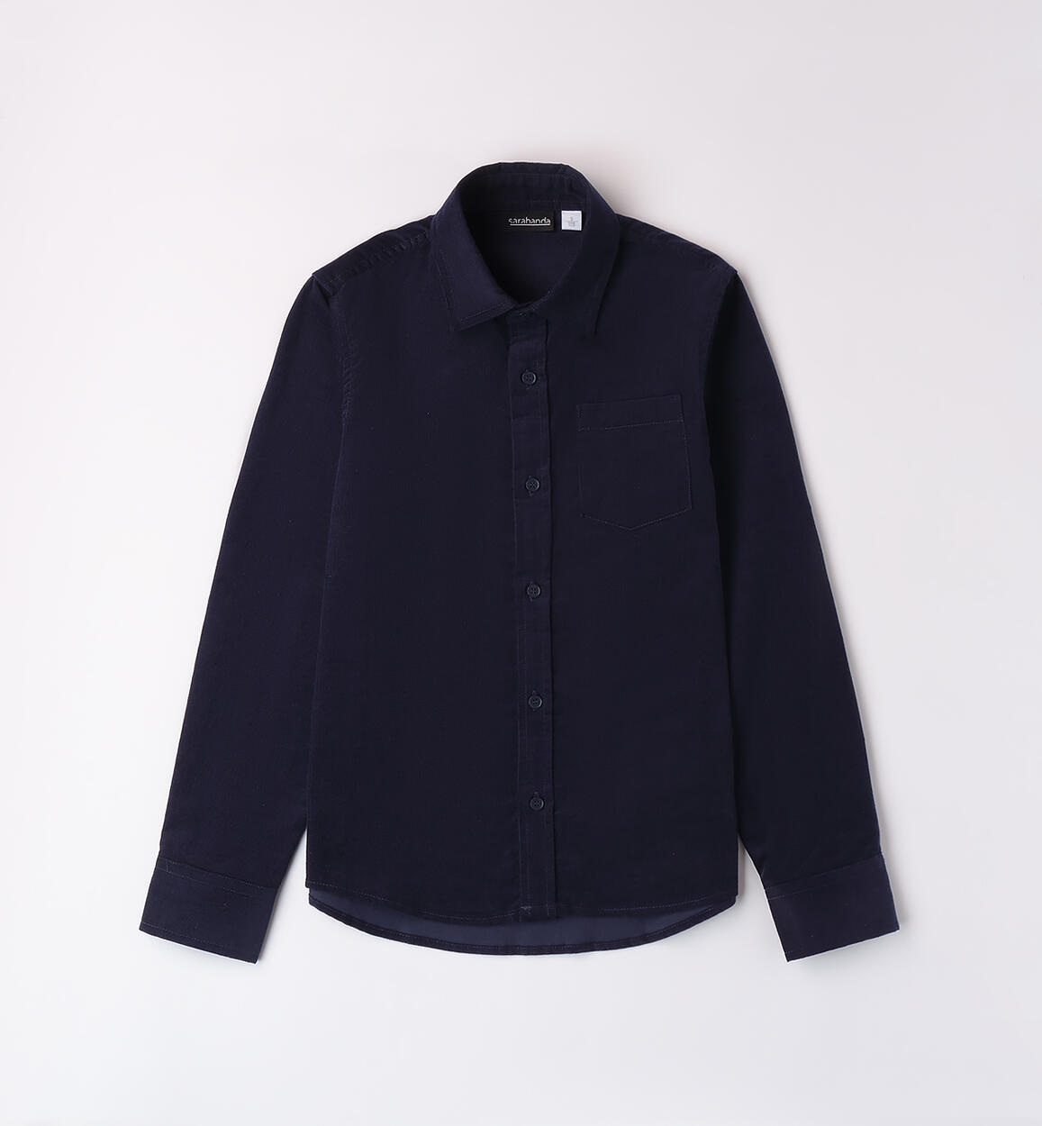 Camicia ragazzo 100% cotone BLU Sarabanda