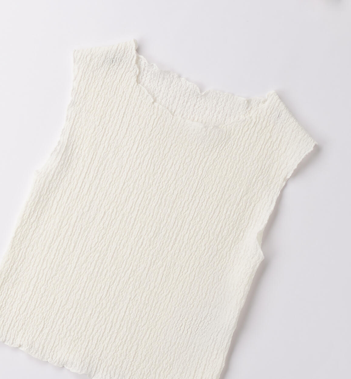 Canotta da ragazza iDO PANNA-0112 - 2474B83100