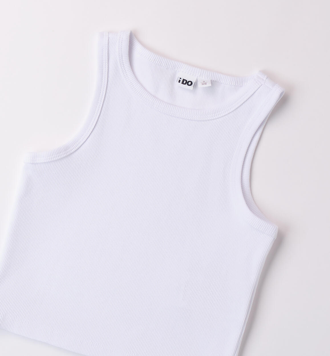 Canotta per ragazza BIANCO-0113 - 2474B84100