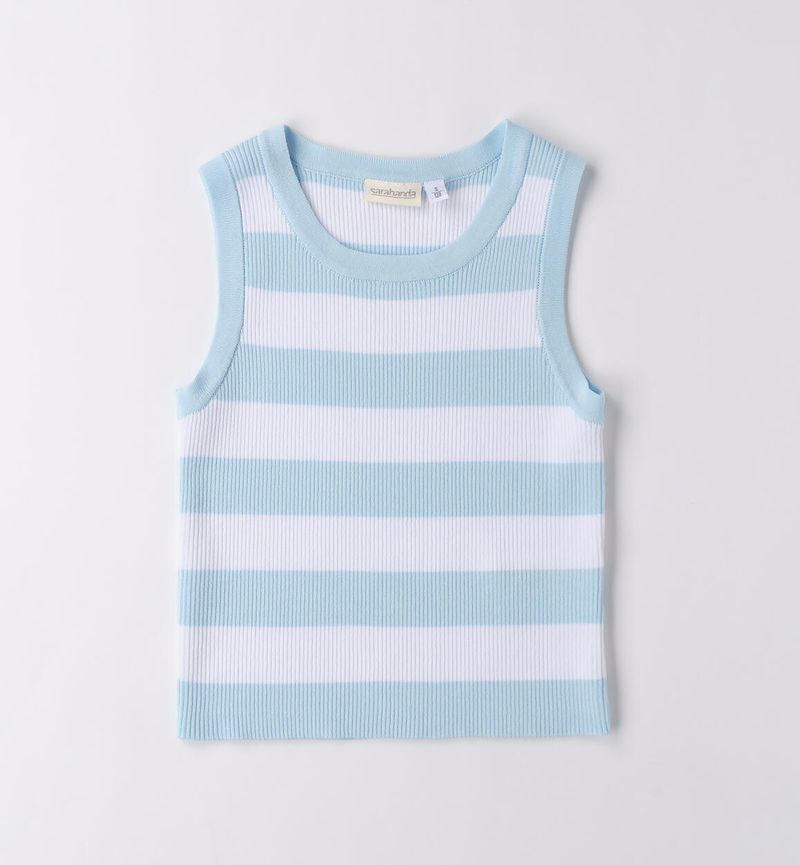 Canotta per ragazza AZZURRO Sarabanda
