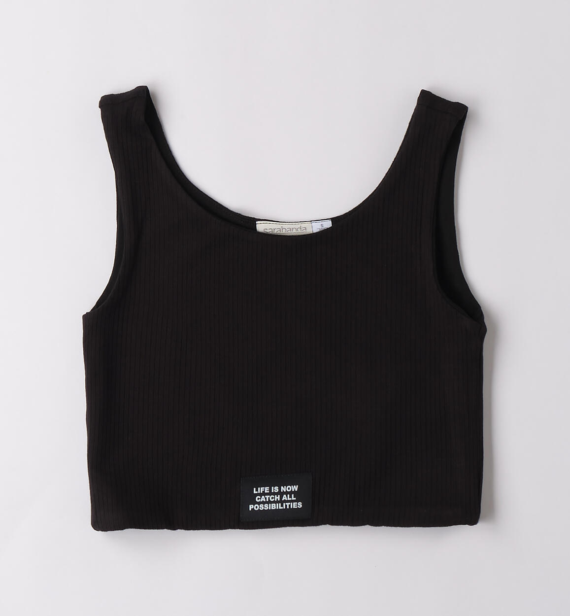 Canotta per ragazza NERO Sarabanda