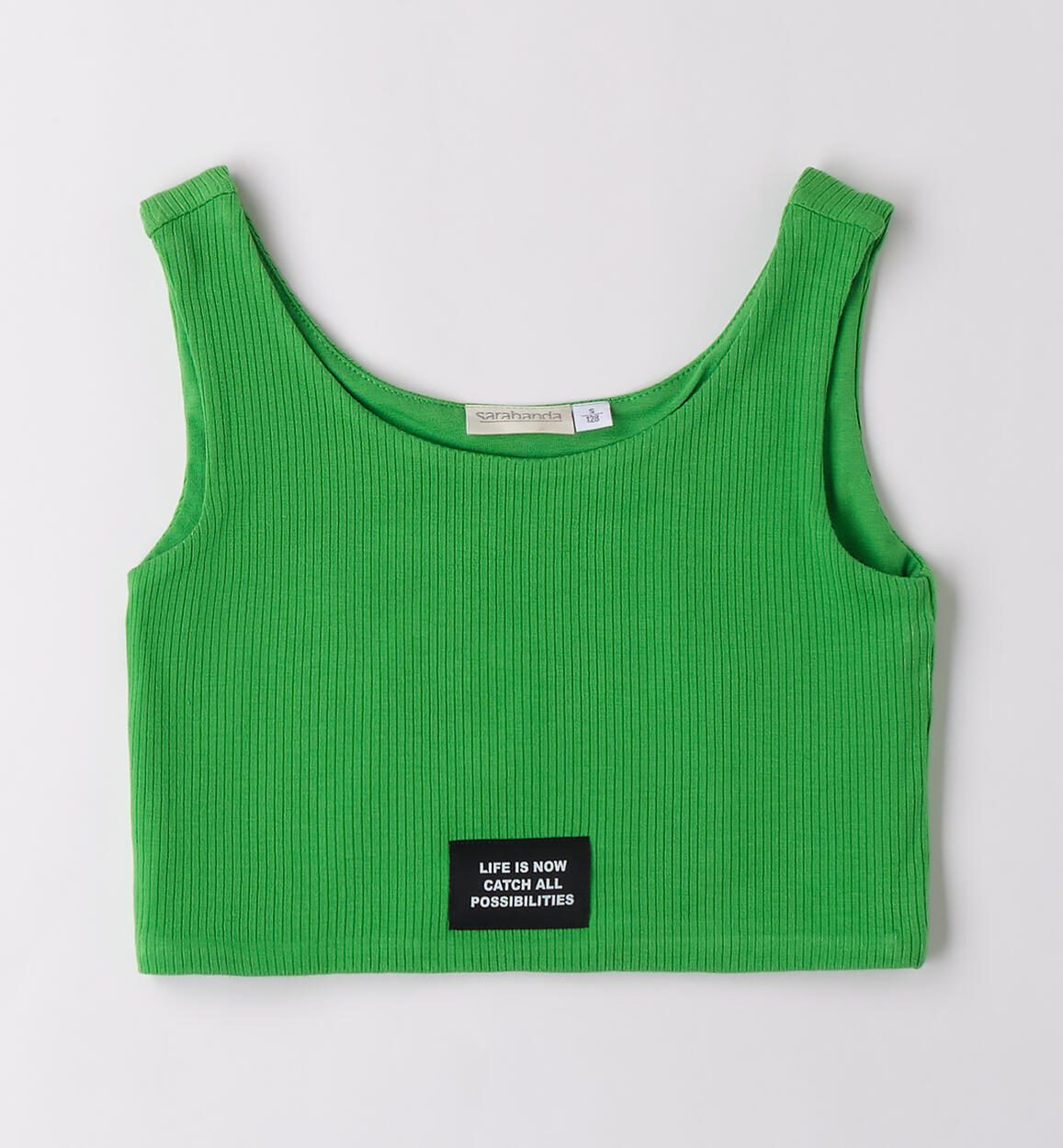 Canotta per ragazza VERDE Sarabanda