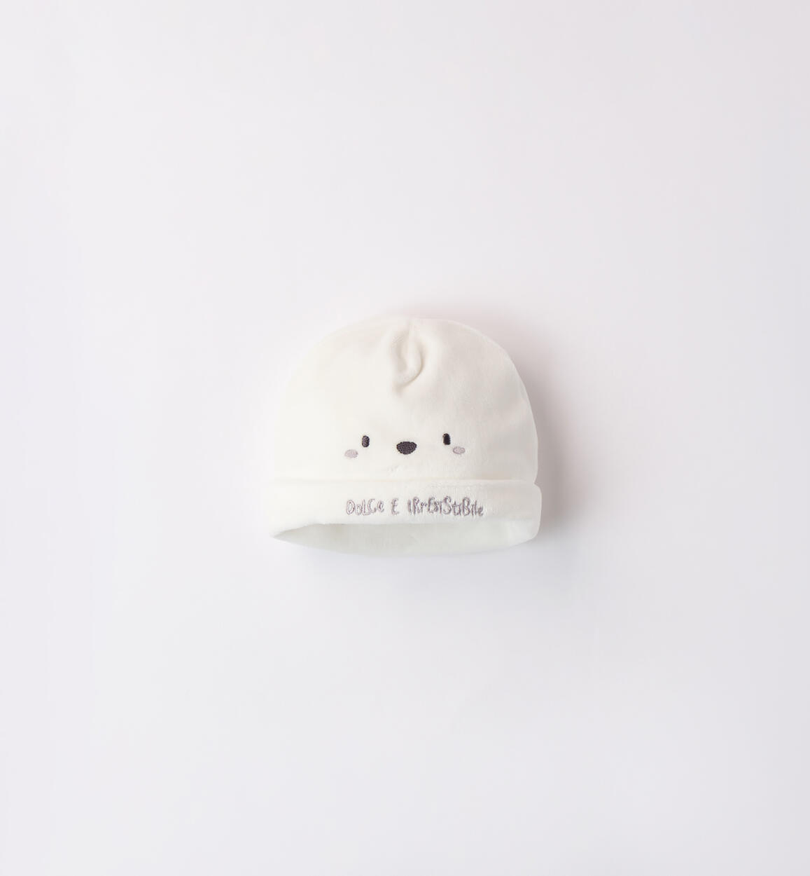 Cappellino bimbo neonato PANNA iDO