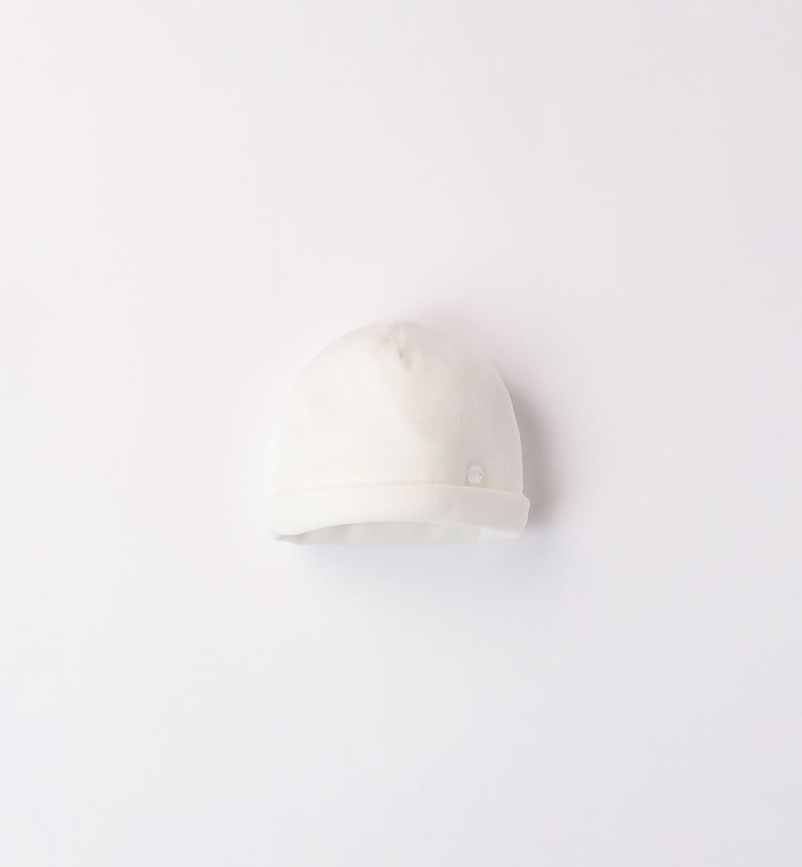Cappellino ciniglia neonato PANNA Minibanda