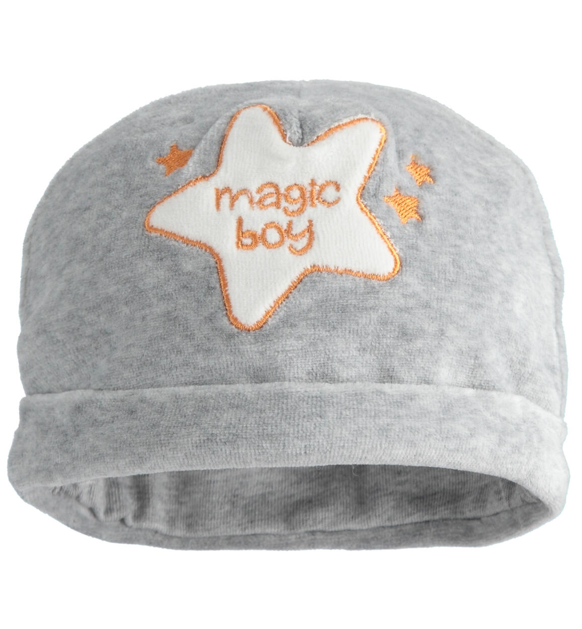 Chenille newborn baby hat from 0 months to 18 months iDO GREY iDO