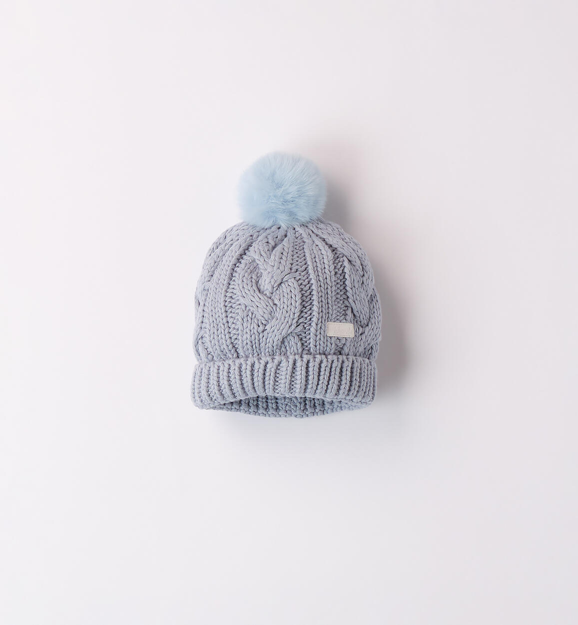 Cappellino per neonato AZZURRO Minibanda