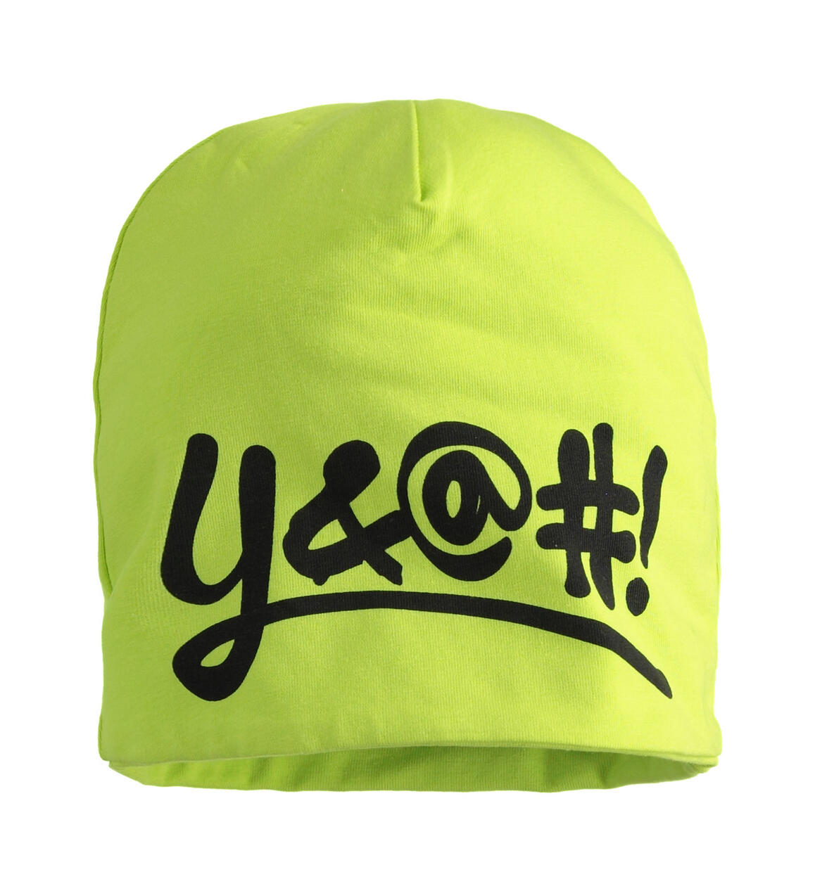 Jersey stretch hat without visor for boys from 9 months to 8 years iDO GREEN iDO