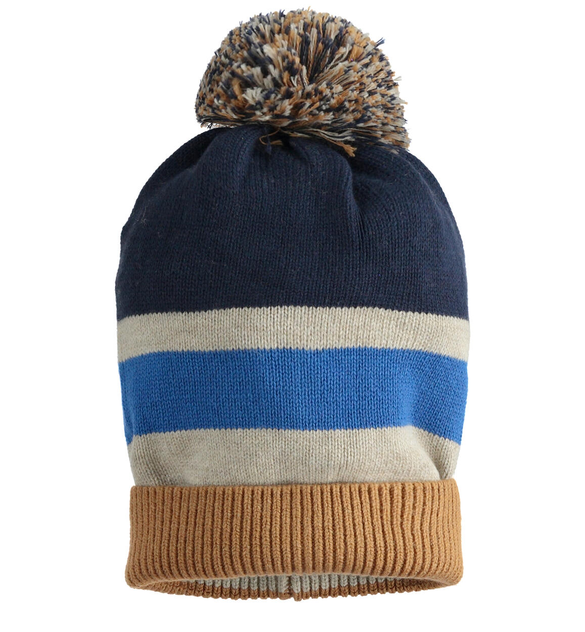 Tricot hat without visor for boys from 9 months to 8 years iDO BLUE iDO