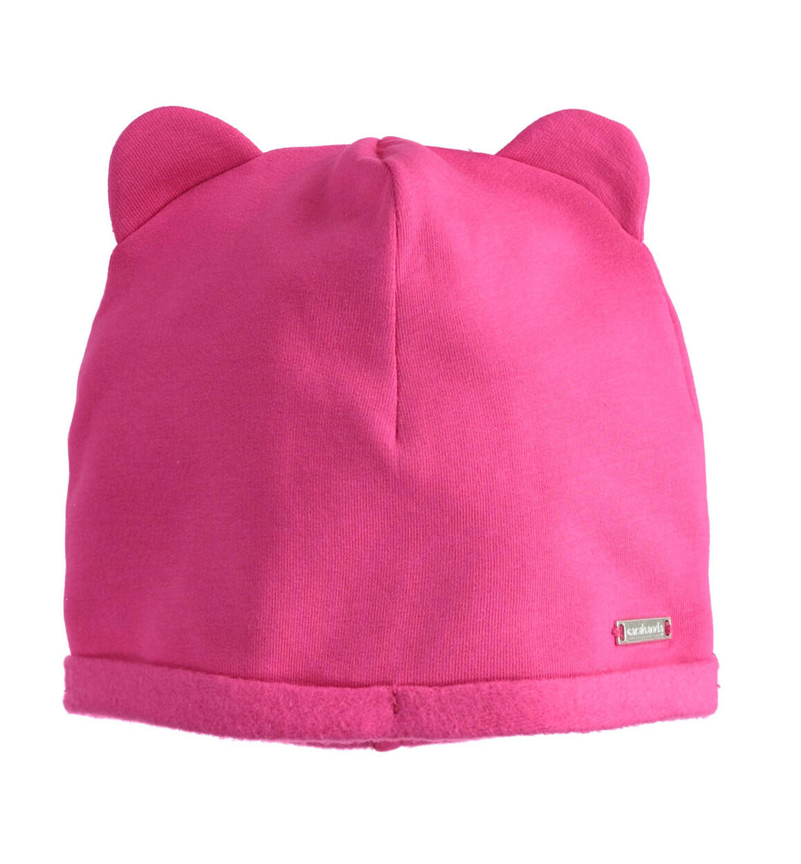 Sarabanda girl's hat with ears appliques from 9 months to 8 years FUCHSIA Sarabanda