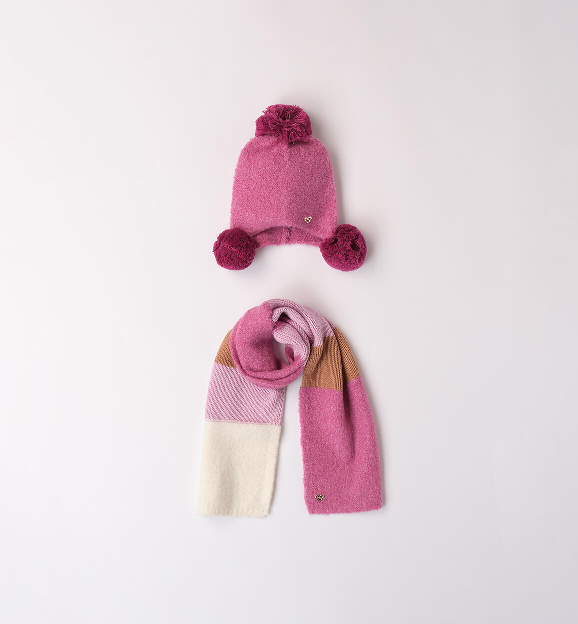 Cappello e sciarpa bambina ROSA Sarabanda