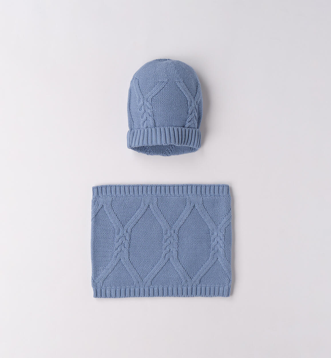 Cappello e sciarpa bambino AZZURRO Sarabanda