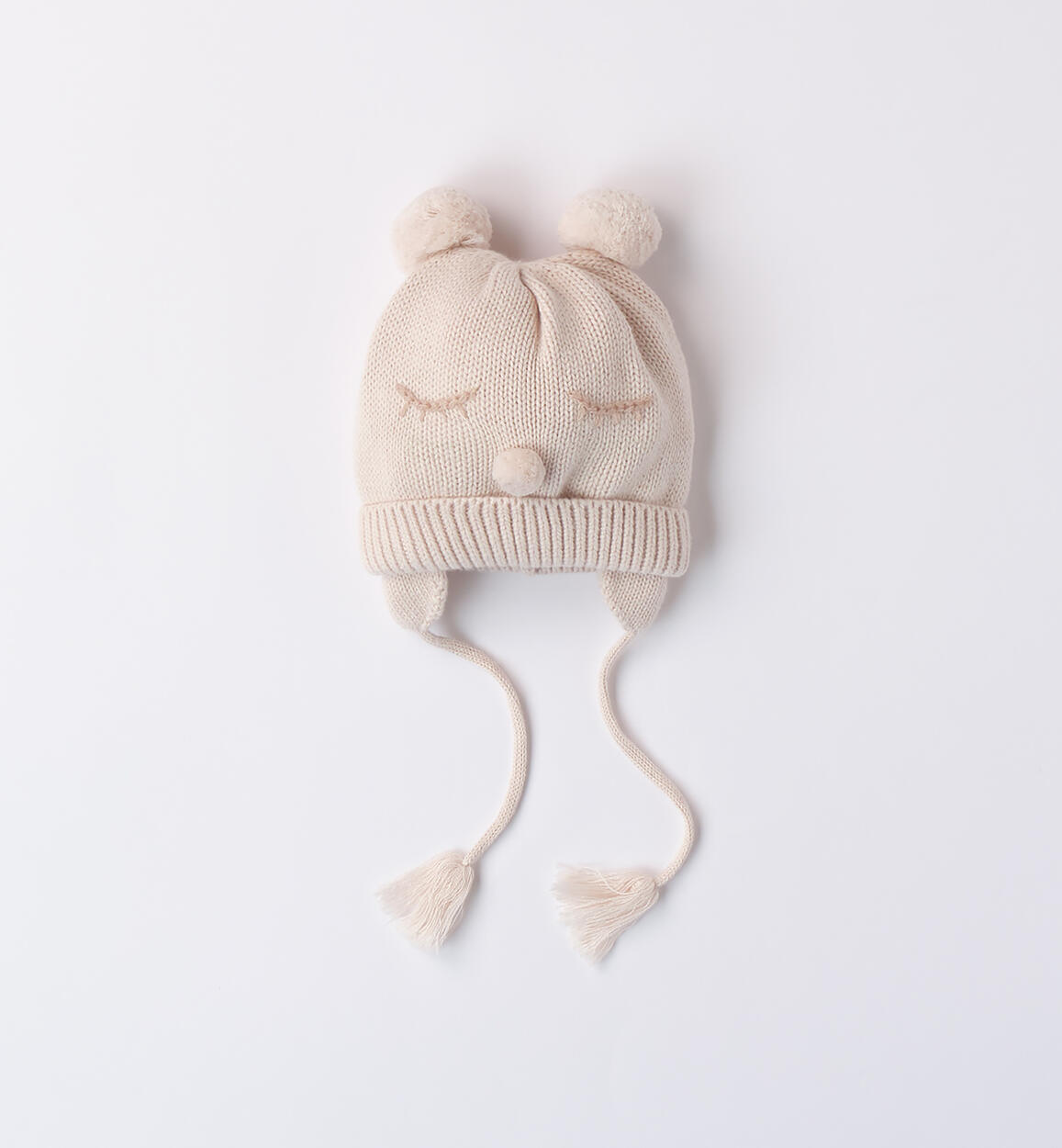 Cappello pon pon neonata PANNA iDO