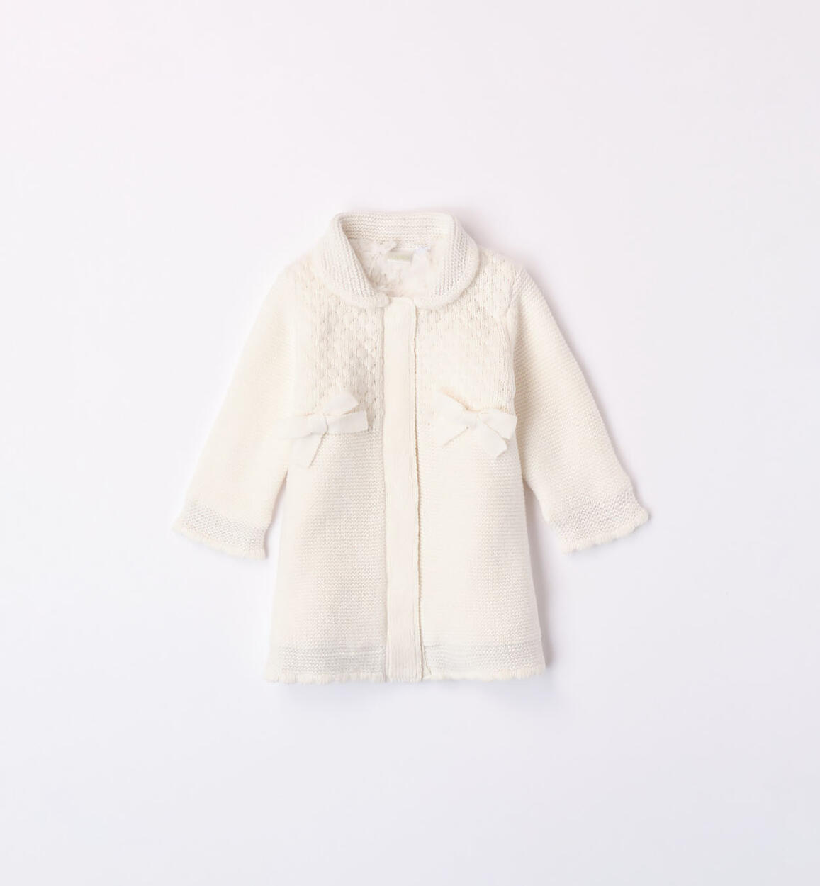 iDO coat for girls from 1 to 24 months CREAM iDO