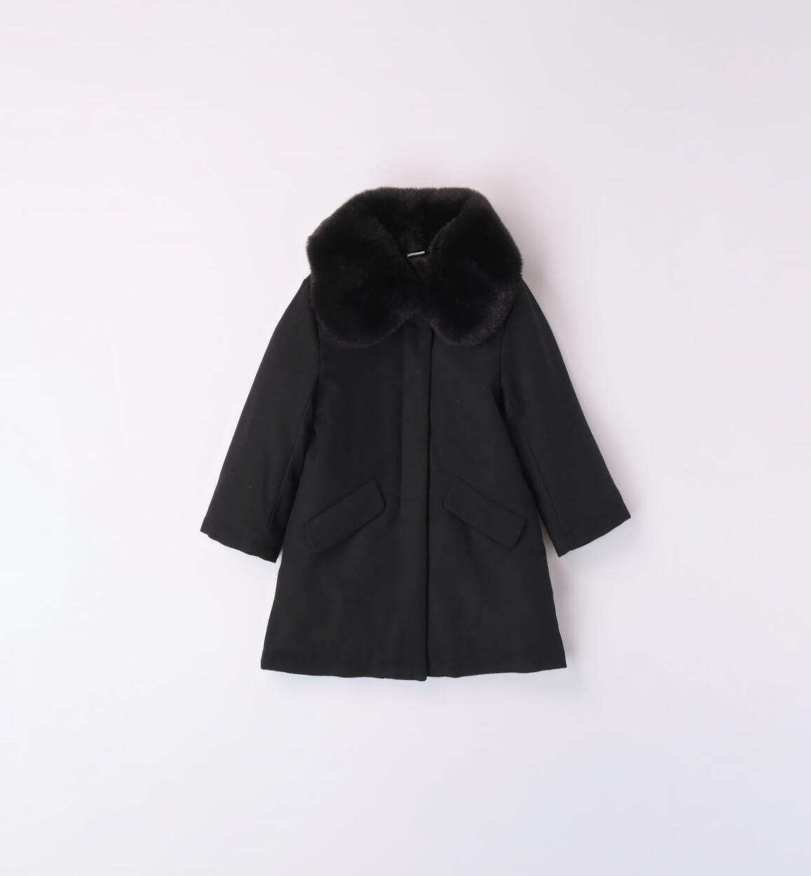 iDO coat for girls aged 9 months to 8 years BLACK iDO