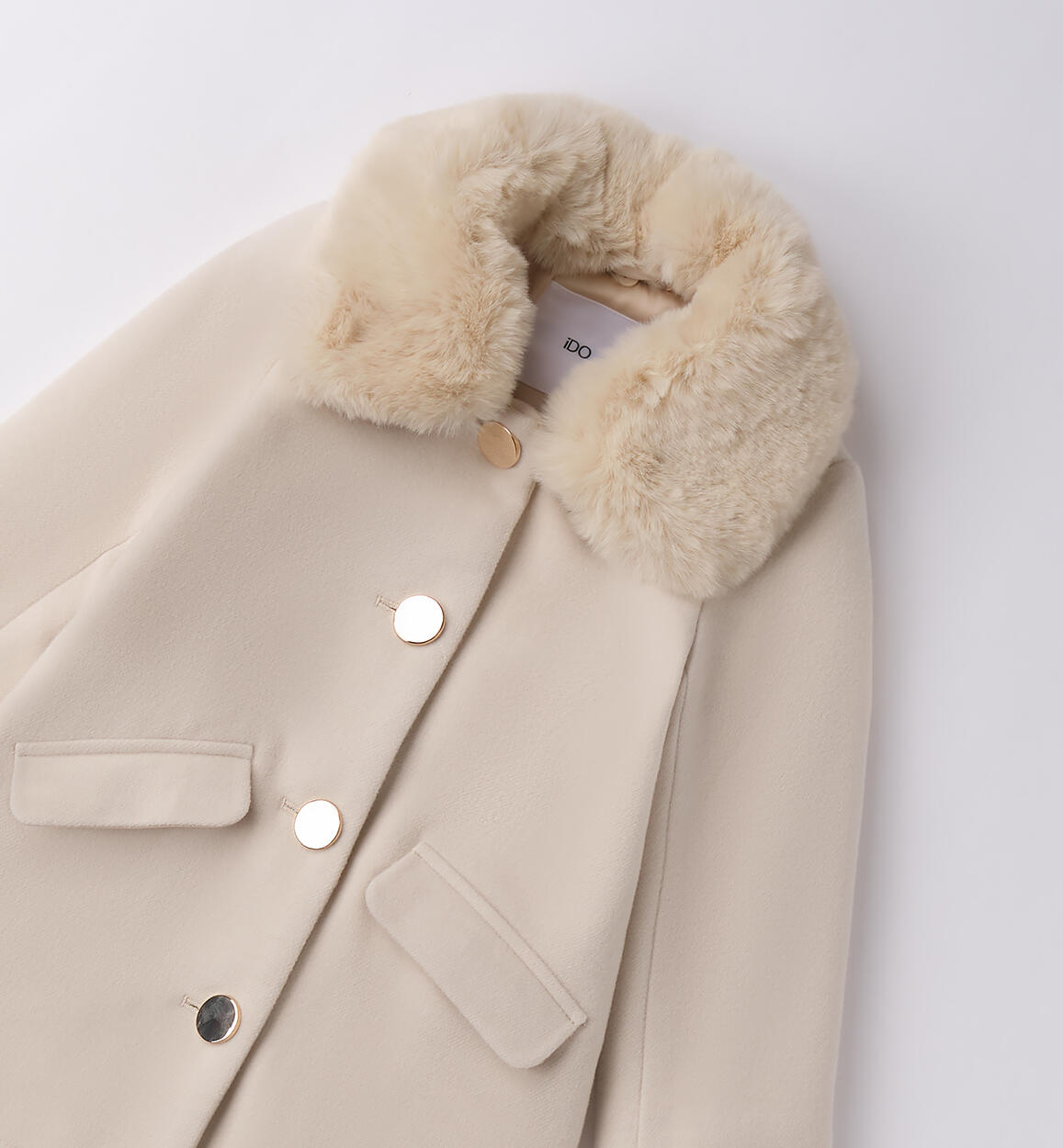 Cappotto bambina iDO ECRU'-0154 - 1804F27300