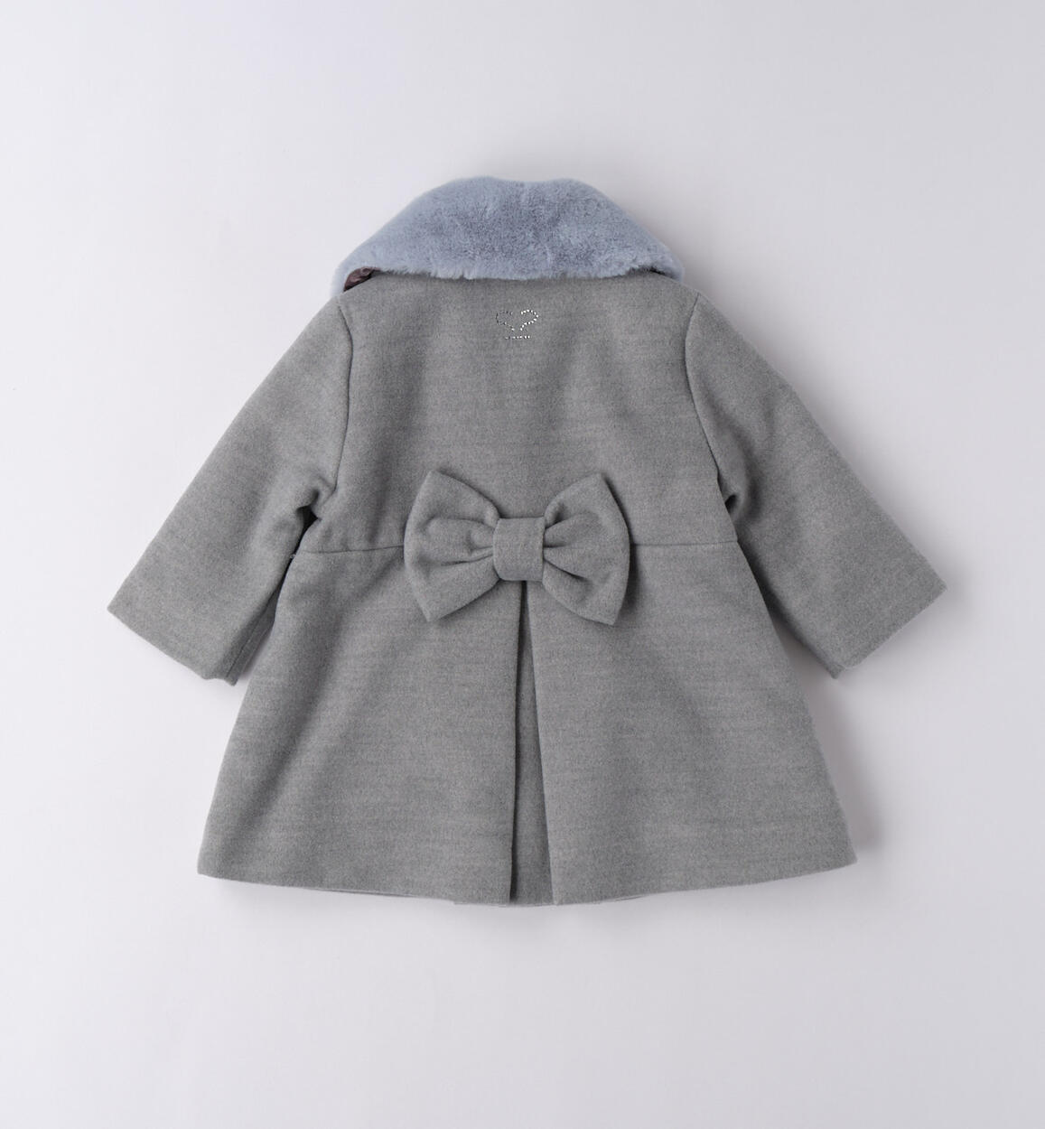 Cappotto per bambina GRIGIO MELANGE-8967 - 1800F38000