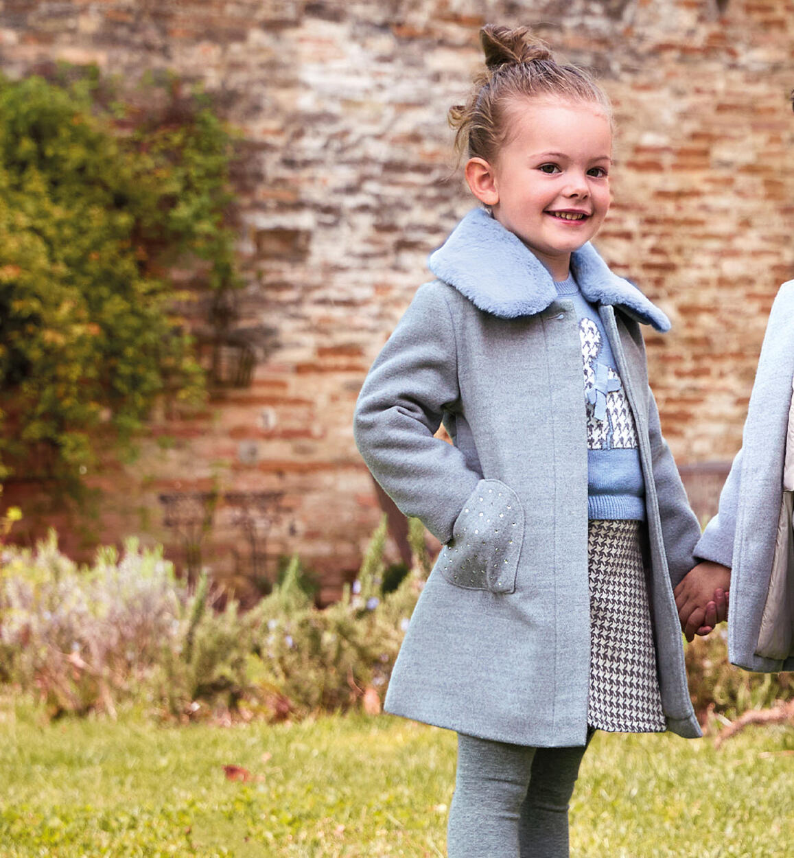 Cappotto per bambina GRIGIO Sarabanda