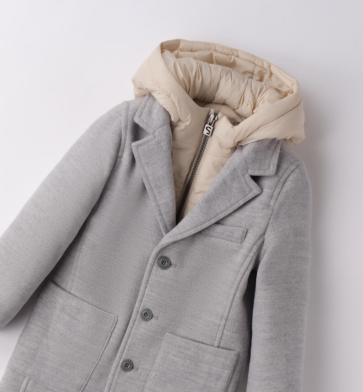 Cappotto per bambino GRIGIO-8961 - 1240F18100