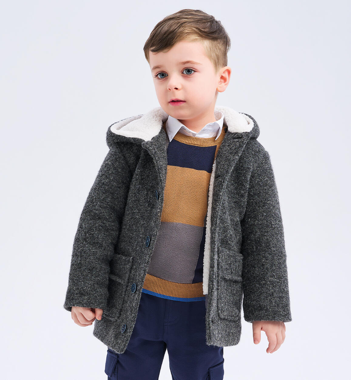 Cappotto per bambino GRIGIO iDO