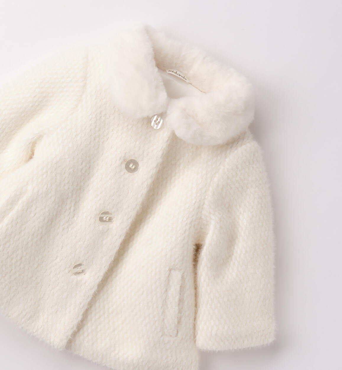 Cappotto per bimba PANNA-0112 - 0803F73600