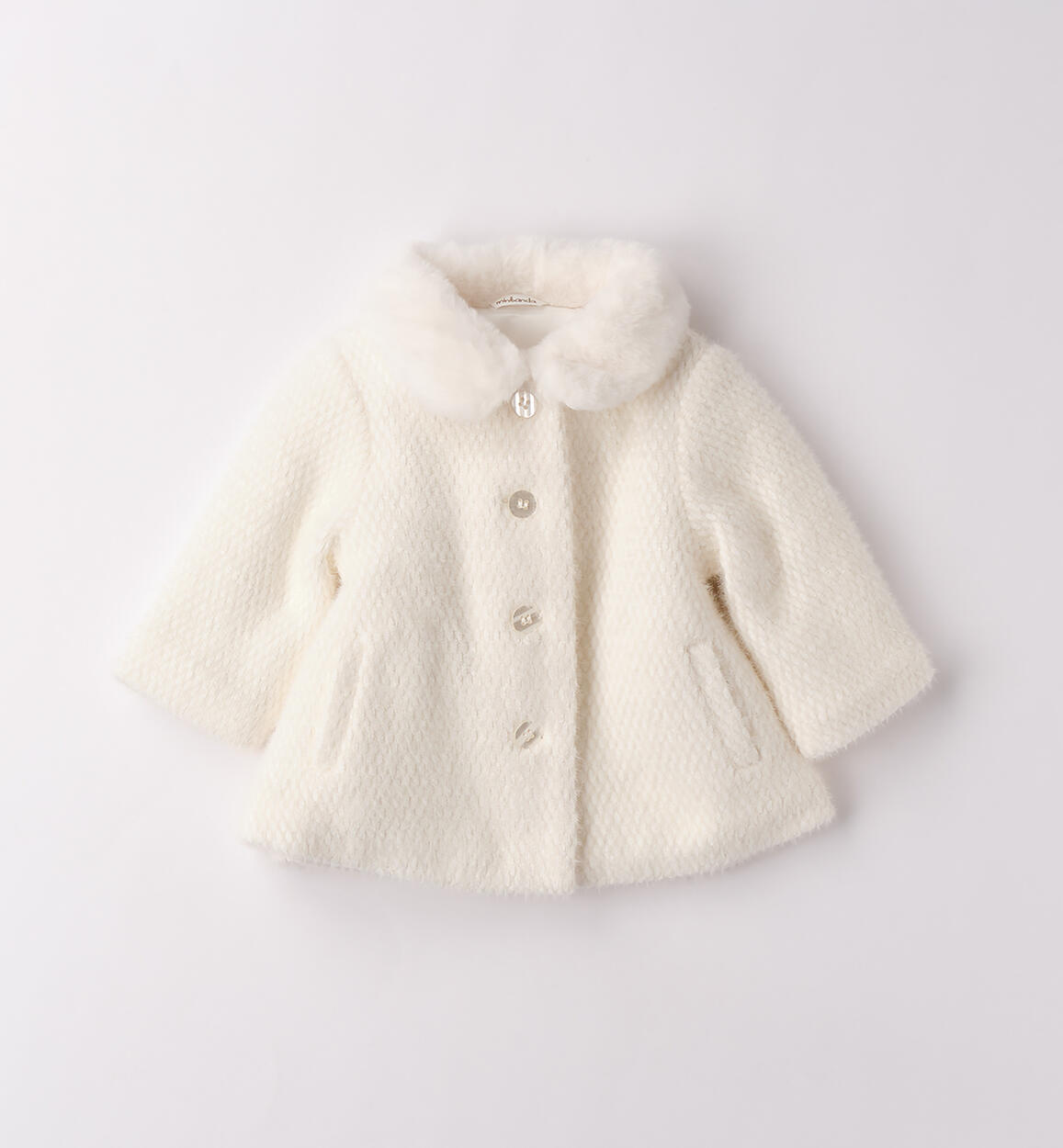 Cappotto per bimba PANNA-0112 - 0803F73600