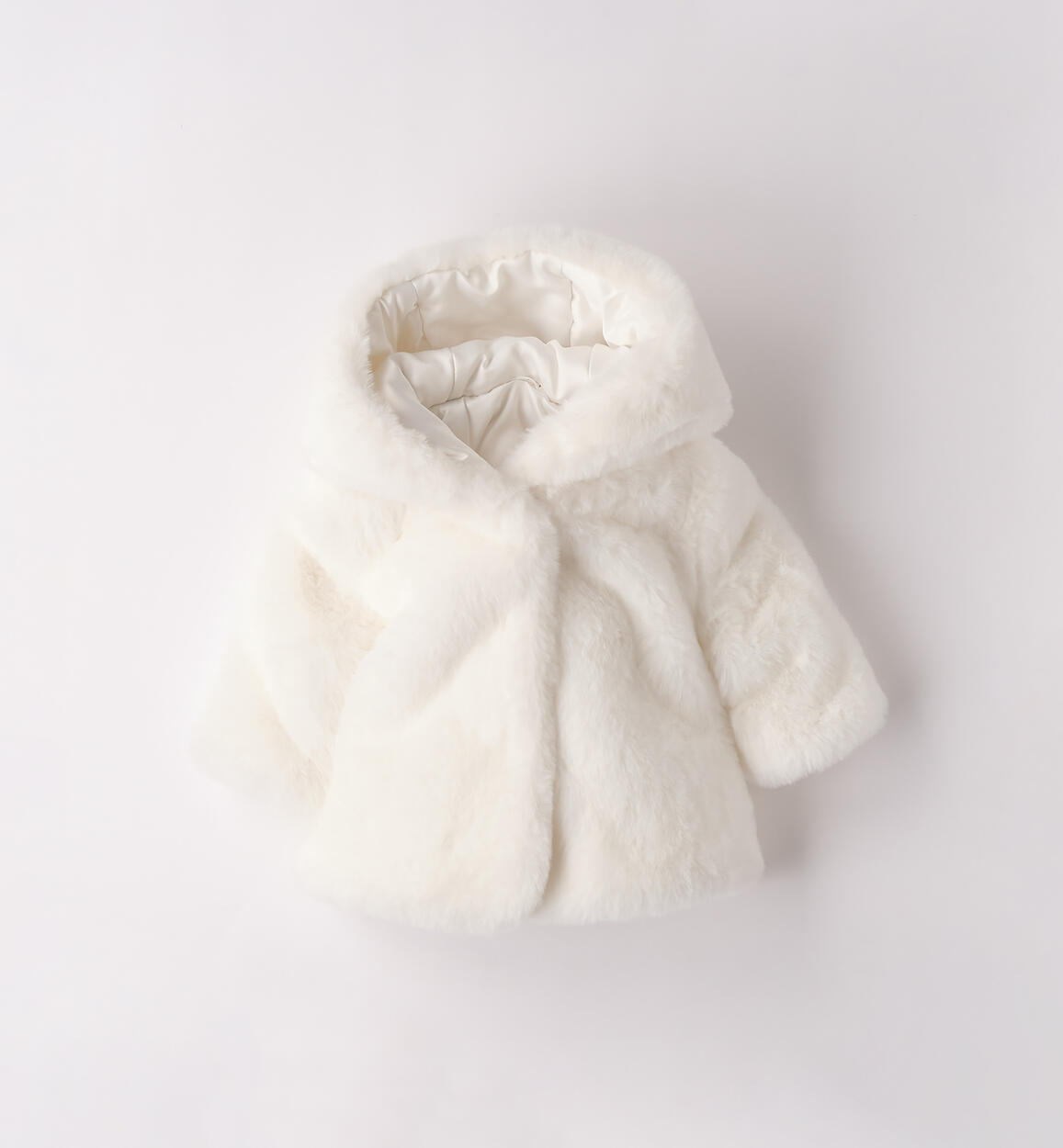 Cappotto per neonata PANNA Minibanda