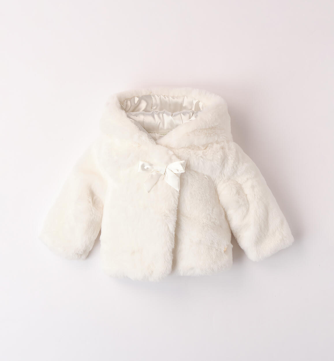 Cappotto per neonata PANNA iDO