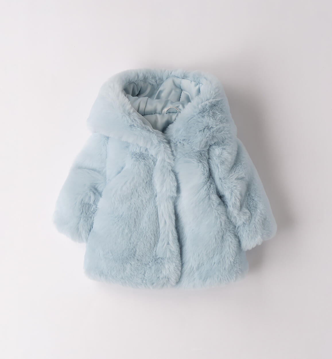 Cappotto per neonata AZZURRO Minibanda