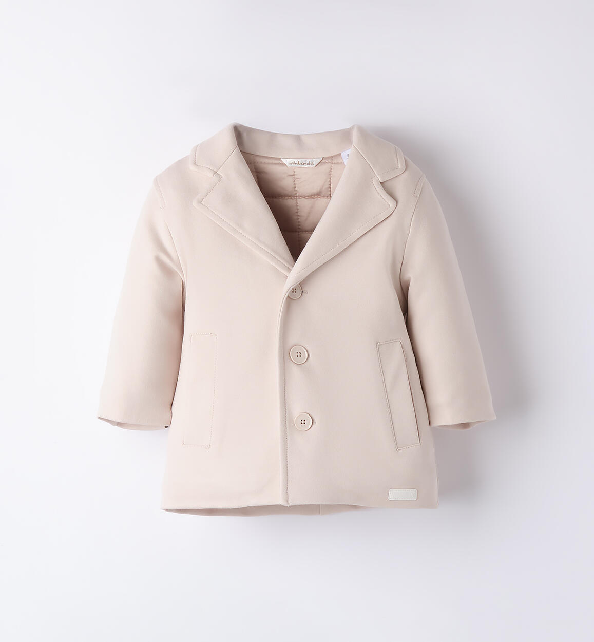 Cappotto per neonato PANNA Minibanda