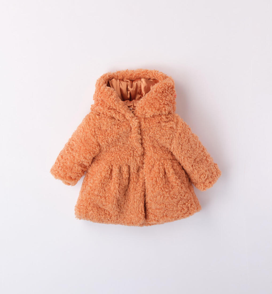 iDO teddy coat for baby girls from 1 to 24 months BROWN iDO